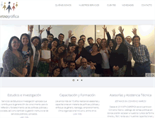Tablet Screenshot of etnografica.cl